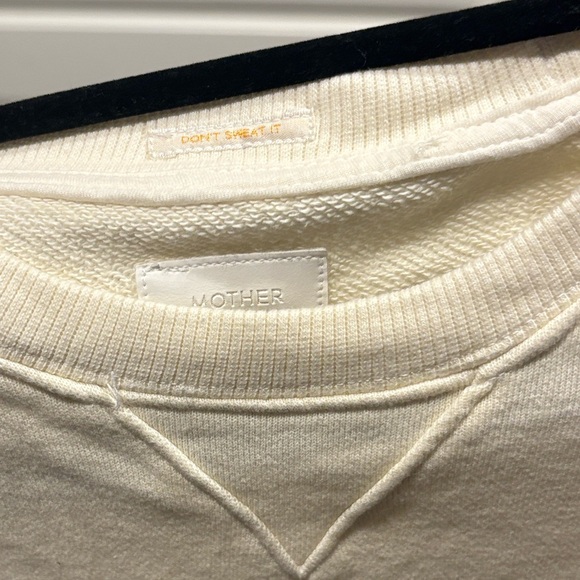 MOTHER Cream “Bummer” Sweatshirt - Picture 4 of 6